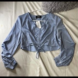 Cider light blue top